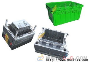 臺州模具 青色精美周轉(zhuǎn)箱模具 周轉(zhuǎn)箱塑料模具