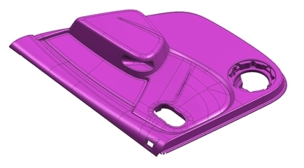 【供應汽車門板塑料模具】價格,廠家,圖片,塑料模,臺州市黃巖英朗塑模-